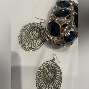 Woman’s bracelets and earrings